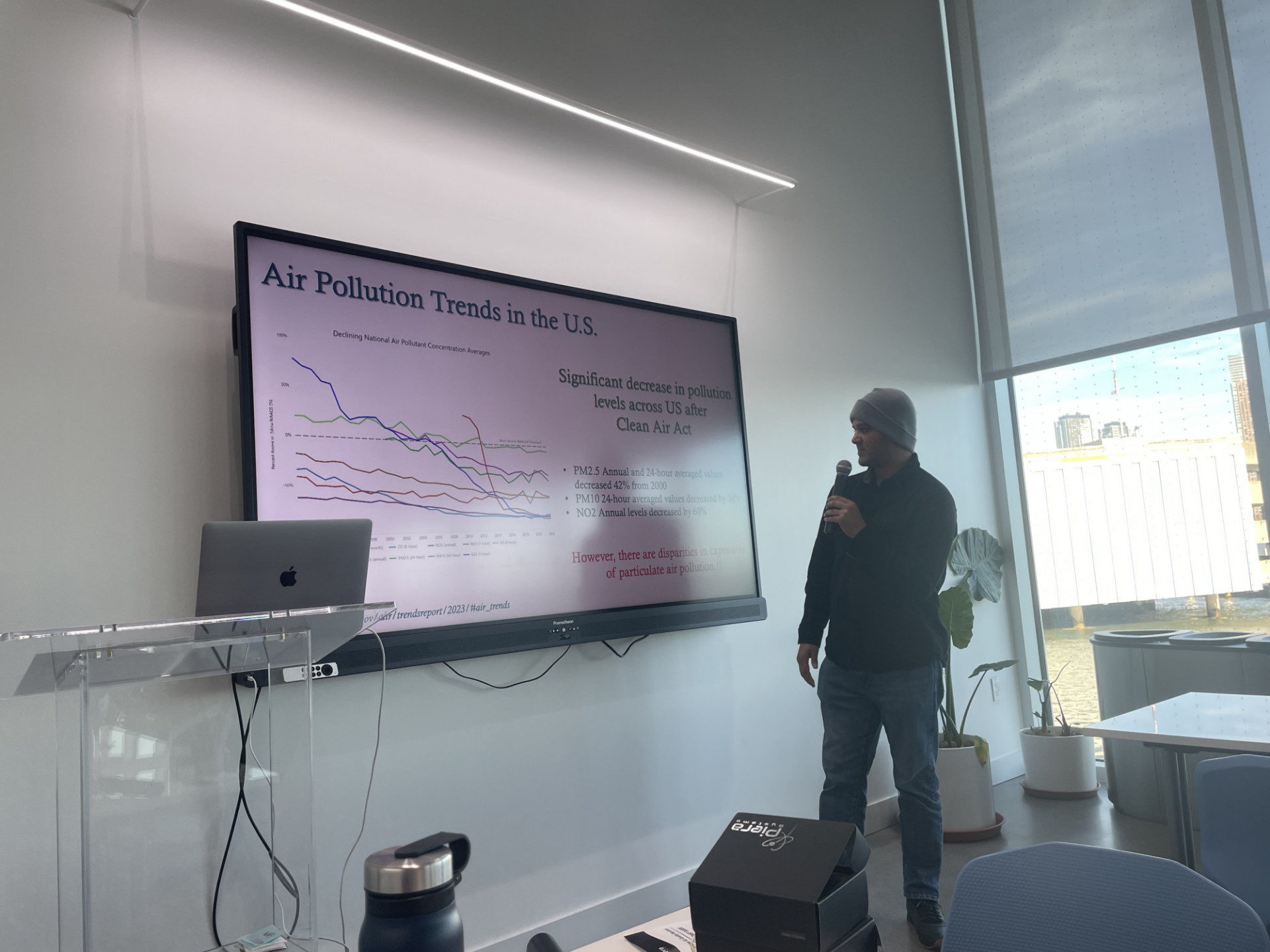 Sai Deepak giving presentation